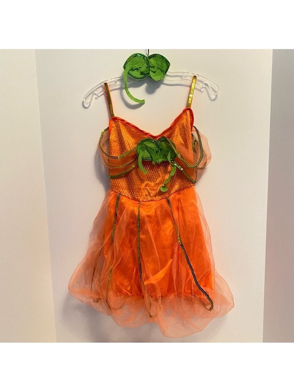 Rubie's Girl's Pumpkin Princess Light-Up Skirt Costume Size Small